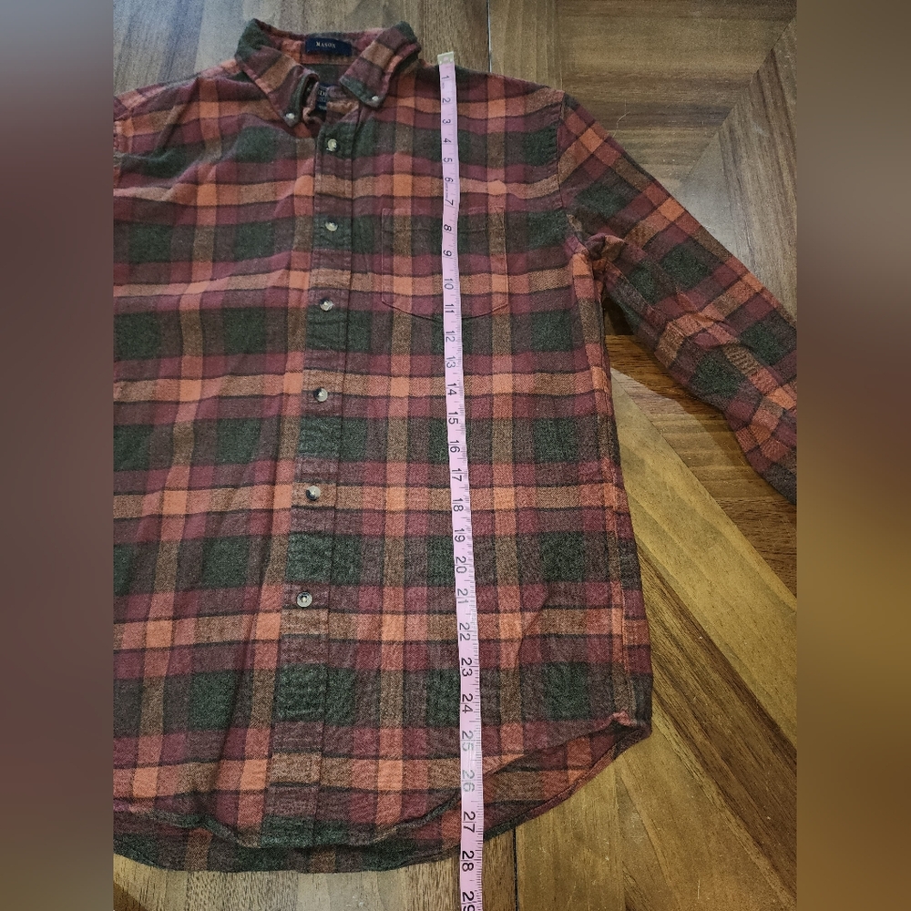 Pendleton Button Down Plaid Flannel Shirt Sz Medi… - image 7